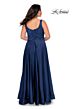 La Femme 28879 Beaded Bodice A-Line Plus Size Dress