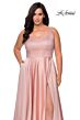 La Femme 28879 Beaded Bodice A-Line Plus Size Dress