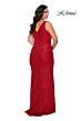 La Femme 29001 Sleeveless Sequin Lace Plus Size Dress