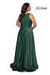 La Femme 29004 Lace Bodice A-Line Plus Size Dress