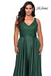 La Femme 29004 Lace Bodice A-Line Plus Size Dress