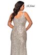 La Femme 29006 V-Neck Sequin Mermaid Plus Size Dress