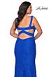 La Femme 29035 Cutout Back Lace Plus Size Dress