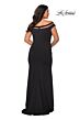 La Femme 29049 Illusion Off-The-Shoulder Plus Size Dress