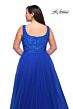 La Femme 29070 A-line Lace-Embellished Bodice Plus Size Dress