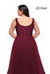 La Femme 29070 A-line Lace-Embellished Bodice Plus Size Dress
