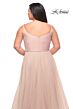 La Femme 29072 V-Neckline A-Line Silhouette Plus Size Dress