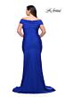 La Femme 29132 Off-The-Shoulder Crisscross Bodice Plus Size Dress