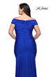 La Femme 29132 Off-The-Shoulder Crisscross Bodice Plus Size Dress