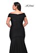 La Femme 29132 Off-The-Shoulder Crisscross Bodice Plus Size Dress