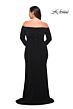 La Femme 29530 Long-Sleeve Off-The-Shoulder Plus Size Dress