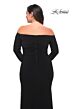 La Femme 29530 Long-Sleeve Off-The-Shoulder Plus Size Dress