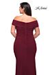 La Femme 29635 Off-The-Shoulder Ruched Crisscross Plus Size Dress