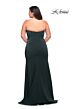 La Femme 29664 Strapless Sweetheart Neckline Side Slit Plus Size Dress