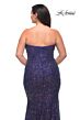 La Femme 30774 Strapless Sweetheart Neckline Plus Size Dress