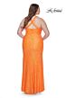 La Femme 31162 Surplice V-Neckline Crisscross Back Plus Size Dress