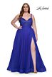 La Femme 31251 Rhinestone-Embellished Bodice A-Line Plus Size Dress