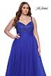 La Femme 31251 Rhinestone-Embellished Bodice A-Line Plus Size Dress