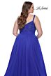 La Femme 31251 Rhinestone-Embellished Bodice A-Line Plus Size Dress