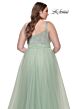 La Femme 31251 Rhinestone-Embellished Bodice A-Line Plus Size Dress
