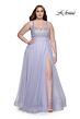 La Femme 31251 Rhinestone-Embellished Bodice A-Line Plus Size Dress