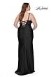 La Femme 31632 Surplice Sweetheart Neckline Lace-Up Plus Size Dress