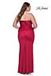 La Femme 32194 Strapless Neckline Figure-Hugging Plus Size Dress