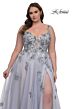 La Femme 32412 Lace Applique A-Line Plus Size Dress