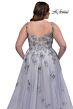 La Femme 32412 Lace Applique A-Line Plus Size Dress