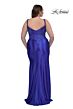 La Femme 32430 High Slit Beaded Bodice Plus Size Dress