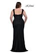 La Femme 32991 Side Slit Ruched Plus Size Dress