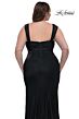 La Femme 32991 Side Slit Ruched Plus Size Dress