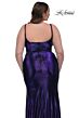 La Femme 33020 Spaghetti Strap High Slit Plus Size Dress