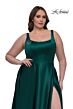 La Femme 33026 Slim Strap A-Line Plus Size Dress