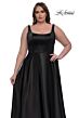 La Femme 33026 Slim Strap A-Line Plus Size Dress