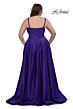 La Femme 33075 A-Line High Slit Plus Size Dress