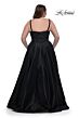La Femme 33075 A-Line High Slit Plus Size Dress