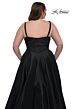 La Femme 33075 A-Line High Slit Plus Size Dress