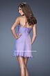 La Femme 19475 Wisteria Purple Empire Waist Sweetheart Neck Dress
