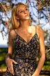 Lara 29373 Spaghetti Straps Embellished Dress