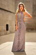 Lara 29600 High Halter Neckline Embellished Dress