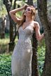 Lara 29904 Spaghetti Straps V-Neck Dress