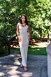 Lara 51017 Scoop Back Geometric Fitted Bridal Dress