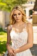 Lara 51049 Cowl Back V-Neck Wedding Dress