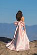 Mac Duggal 37011 Back Bow Watteau Train Dress
