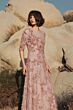 Mac Duggal 69016 Three-Quarter Sleeve Applique A-Line Dress