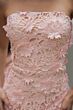 Mac Duggal 50117 Strapless Lace Fitted Blush Dress