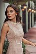 Mac Duggal 56172 Sleeveless Jewel Neck Blush Dress