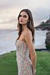 Mac Duggal 6250 Strapless Scallop Neck Nude Dress