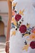 Mac Duggal 9498 Floral-Embroidered Strapless White Dress